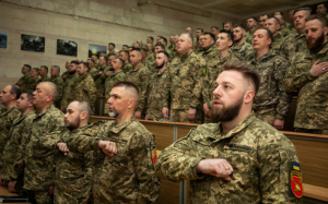 Військові на події з нагоди завершення навчання